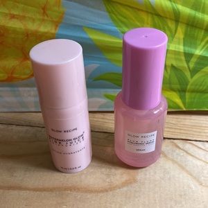 Glow Recipe Plum Plump mini + watermelon glow, pink juice moisturizer